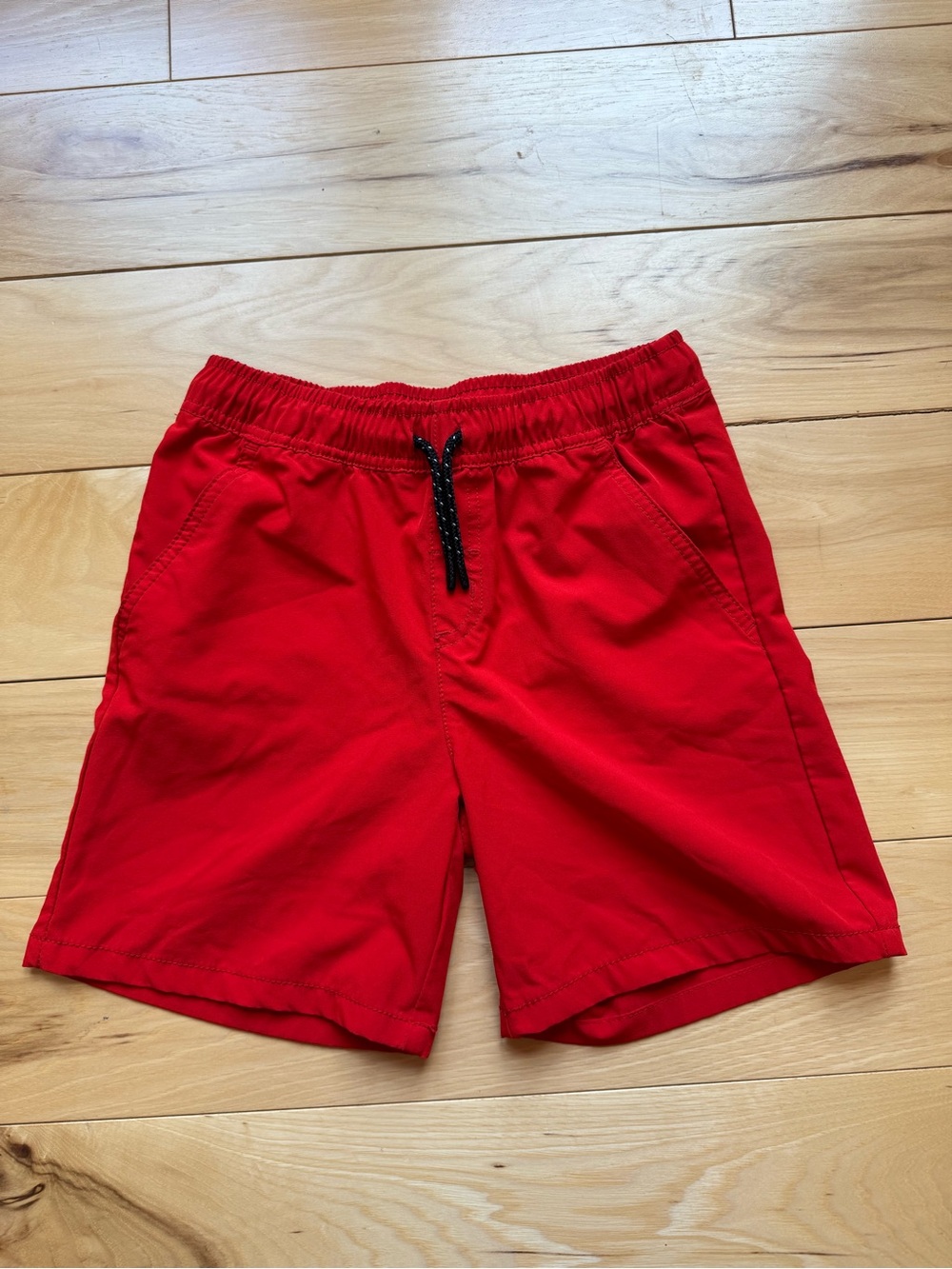 Red dri fit shorts